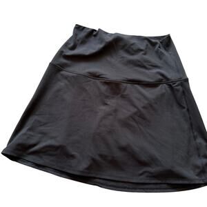 Isabel Maternity black skirt A line stretchy sz M pregnancy comfortable flattrg